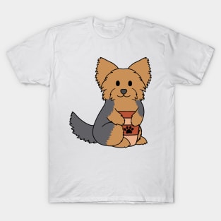 Yorkshire Terrier Coffee T-Shirt